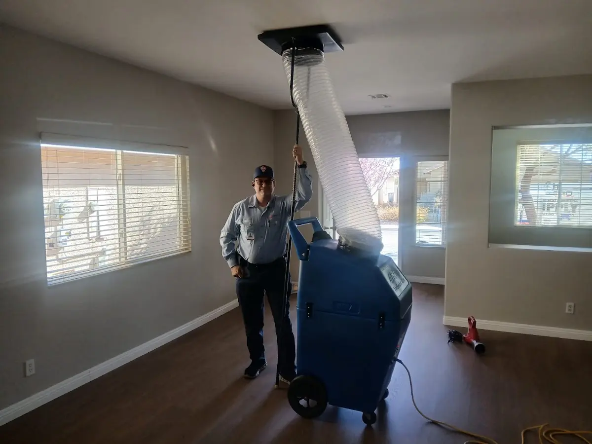 Professional Dryer Vent Cleaning work inside a Plainfield home